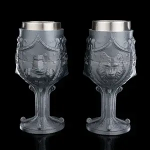 Chivalric Goblets (stemless wineglass)