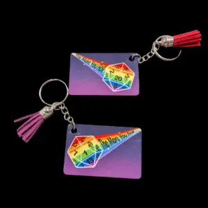 The More You Roll Keychain